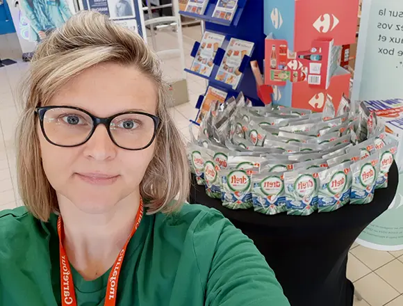 Présentoire en magasin